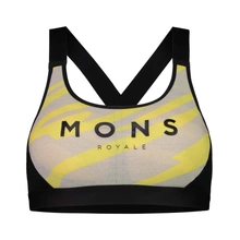 Biustonosz sportowy damski merino Mons Royale Stella X-Back Bra Logo